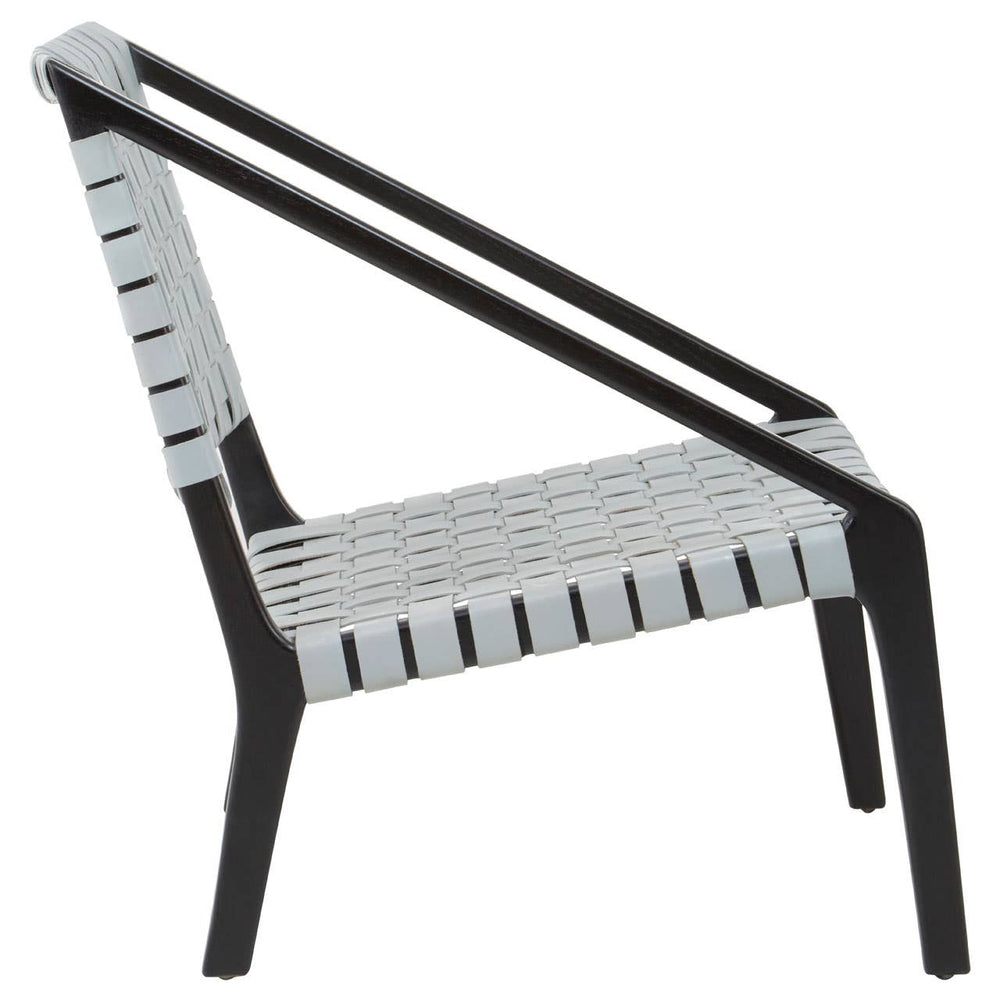 Modern Teak Leather Chair