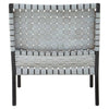 Modern Teak Leather Chair