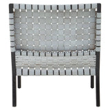 Modern Teak Leather Chair