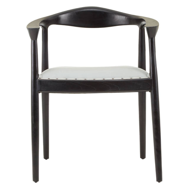 Modern Leather Accent Chair