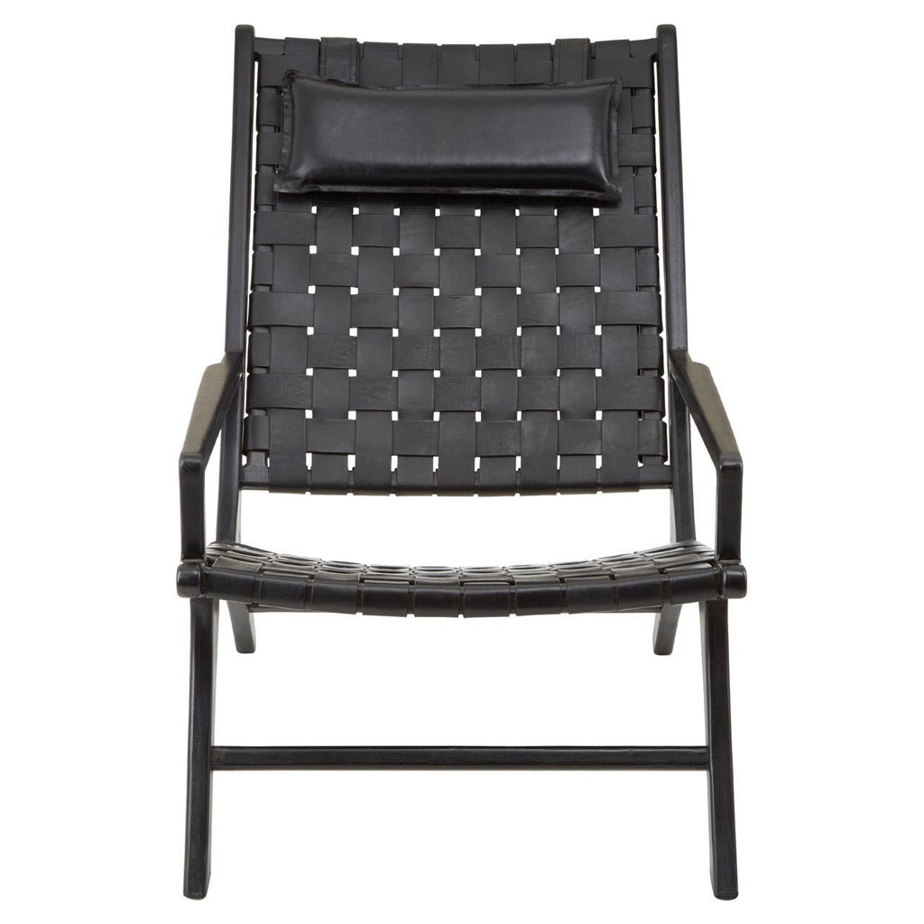 Luxe Leather Lounge Chair
