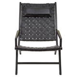 Luxe Leather Lounge Chair