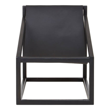 Modern Teak Leather Chair