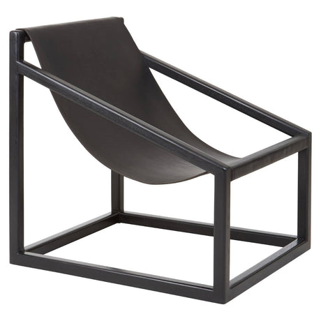 Modern Teak Leather Chair