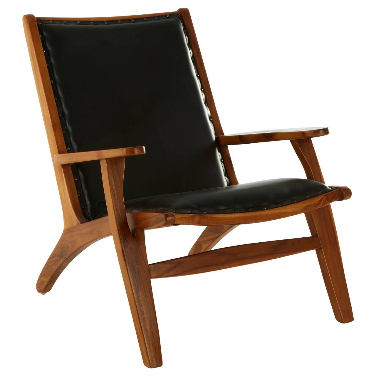 Luxe Leather Accent Chair