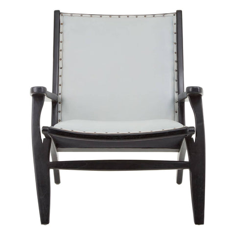 Modern Teak Wood Accent Chair
