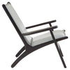 Modern Teak Wood Accent Chair