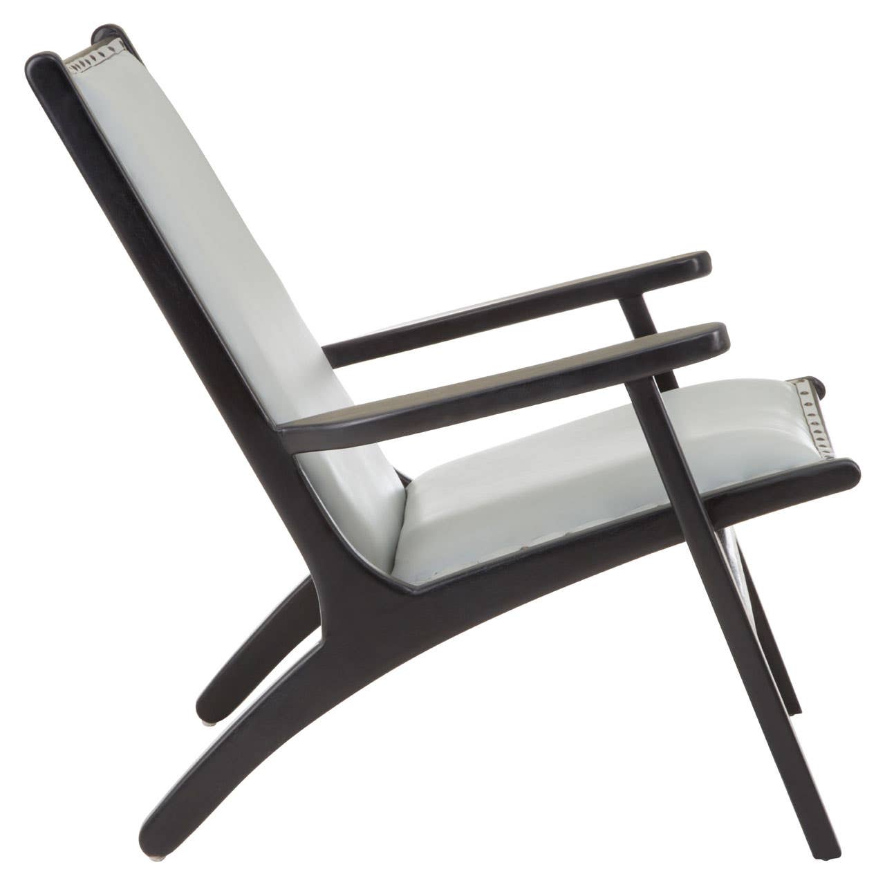 Modern Teak Wood Accent Chair