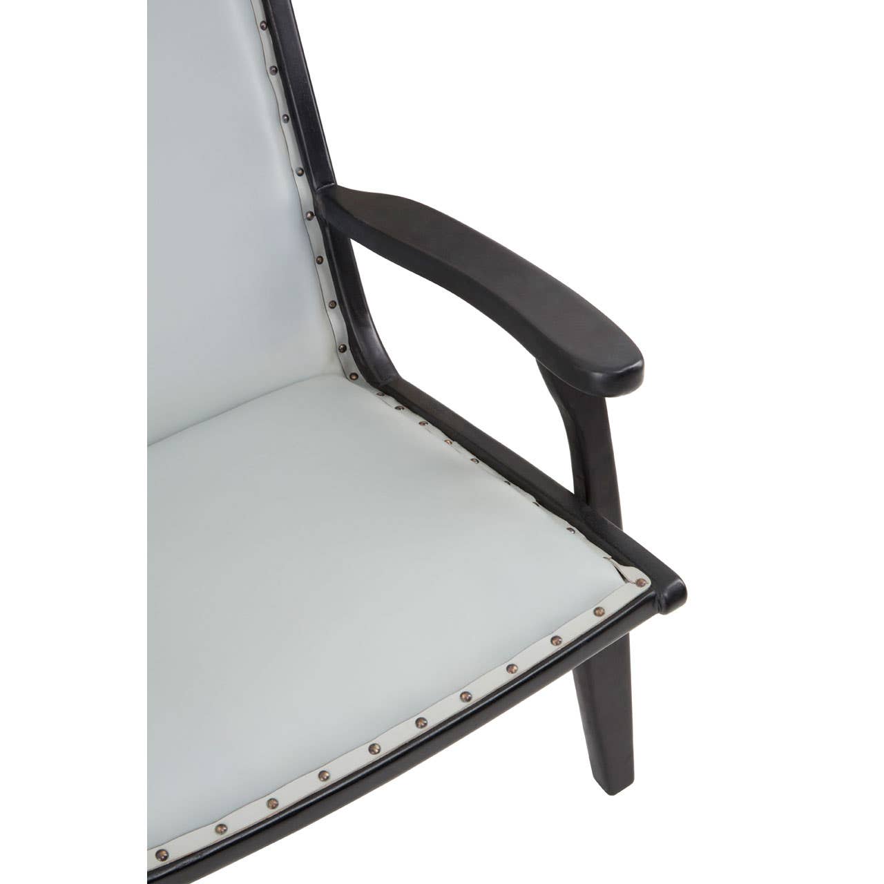 Modern Teak Wood Accent Chair