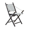 Modern Leather Strap Accent Chair