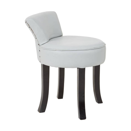 Modern Teak Leather Accent Chair