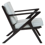 Retro Leather Accent Chair