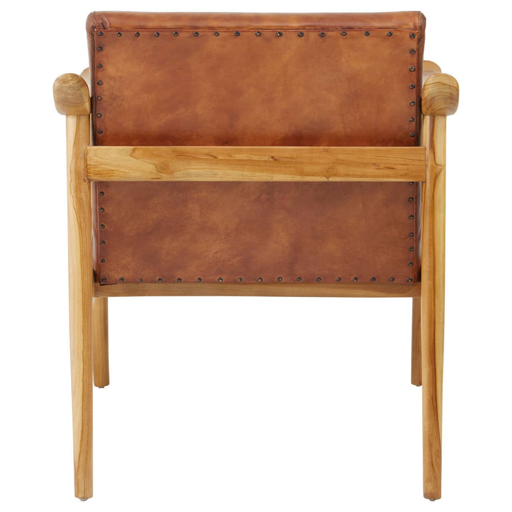 Luxe Leather Accent Chair