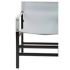 Modest Grey Leather Accent Chair