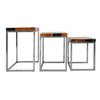 Luxe Teak Wood Nesting Tables
