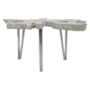 Star Top Stainless Coffee Table