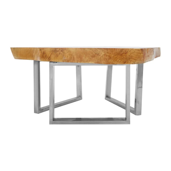 Rustic Teak Wood Coffee Table