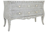 Artisan Floral Inlay Drawer Chest