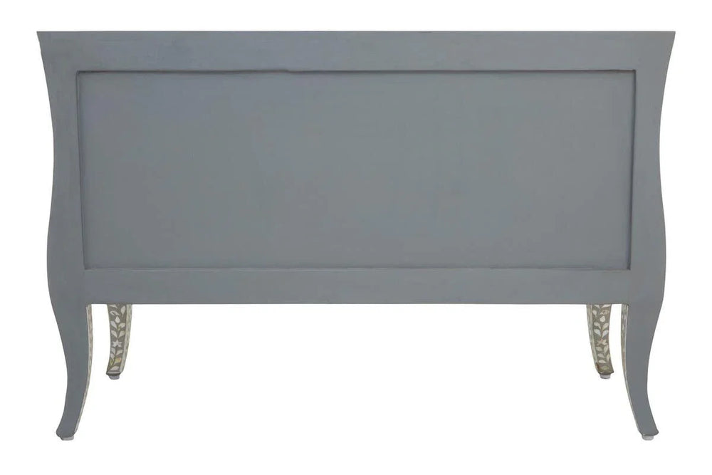 Artisan Floral Inlay Drawer Chest