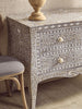 Artisan Floral Inlay Drawer Chest