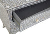 Artisan Floral Inlay Drawer Chest