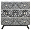 Monochrome Mother of Pearl Chest