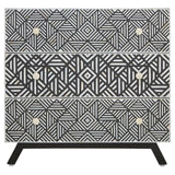 Monochrome Mother of Pearl Chest