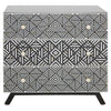 Monochrome Mother of Pearl Chest