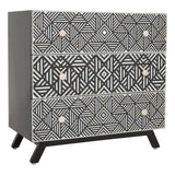 Monochrome Mother of Pearl Chest