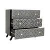 Monochrome Mother of Pearl Chest