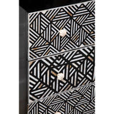 Monochrome Mother of Pearl Chest