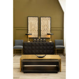 Diamond Panel Coffee Table