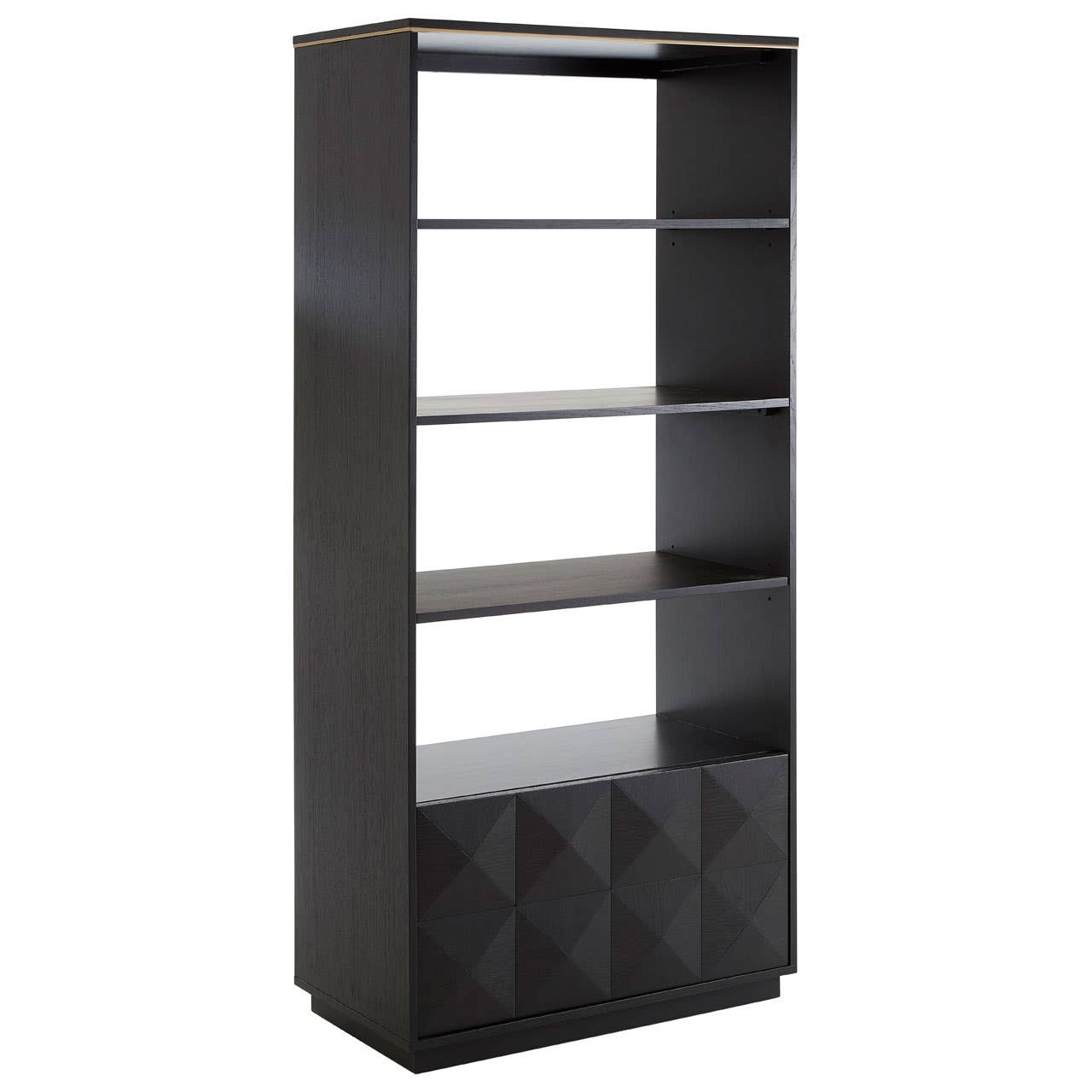 Diamond Oak Shelf Unit