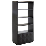 Diamond Oak Shelf Unit