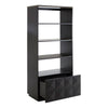 Diamond Oak Shelf Unit