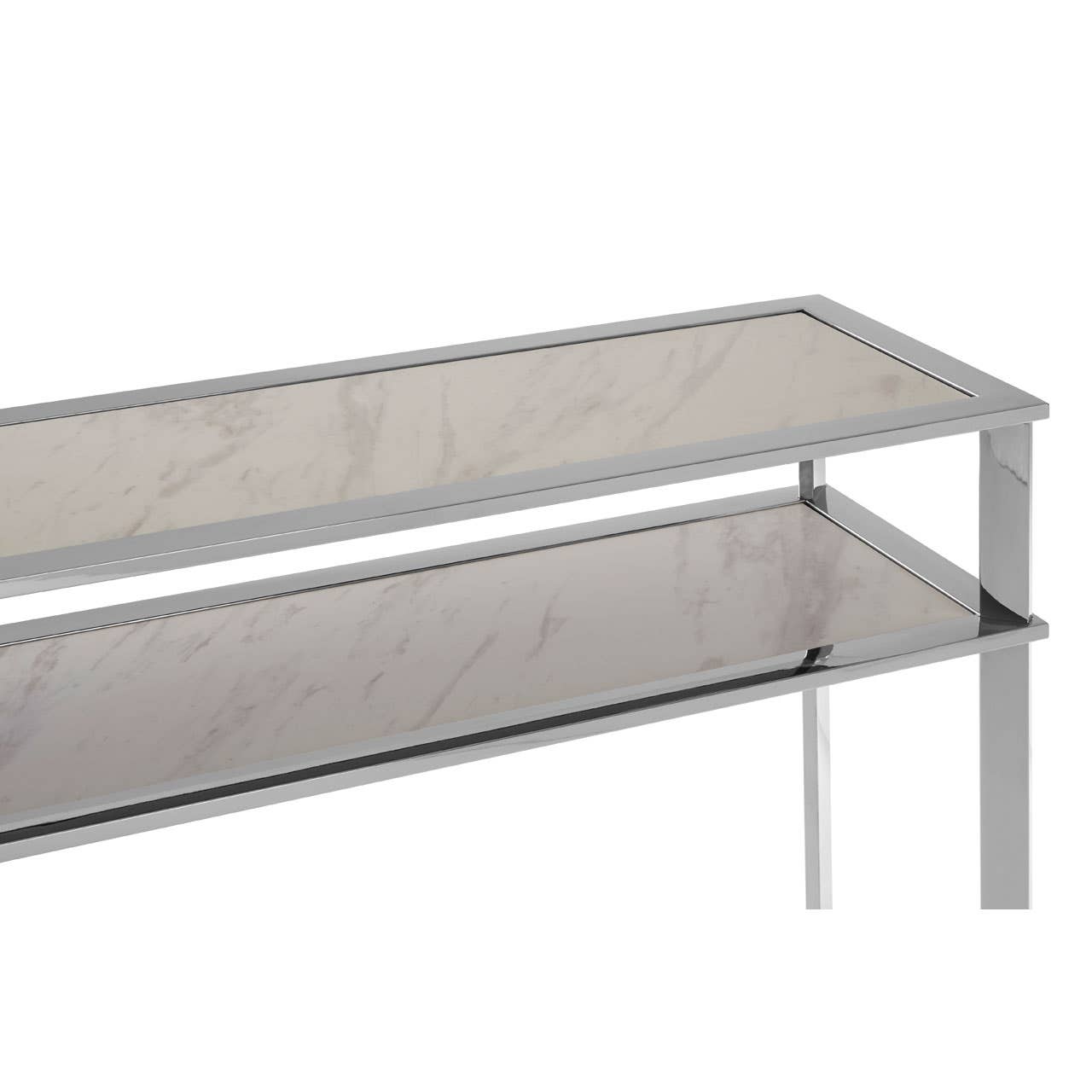 Sleek Steel Console Table