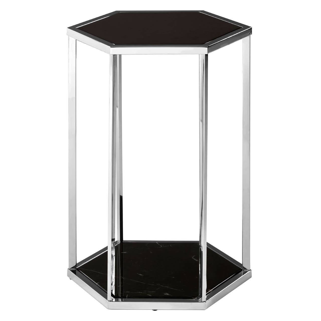 Luxury Hexagonal Marble End Table