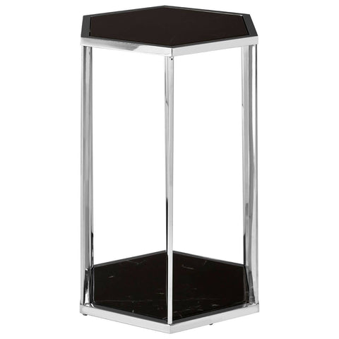 Luxury Hexagonal Marble End Table