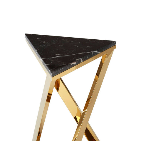Golden Twist End Table