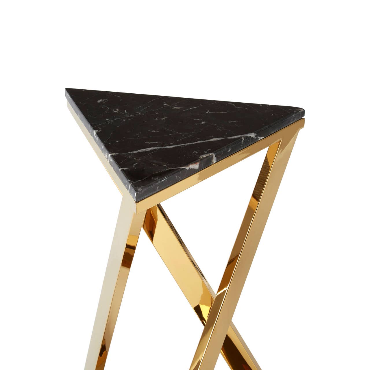 Golden Twist End Table