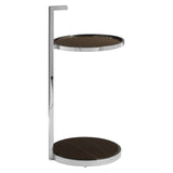 Marble & Glass Two-Tier Table