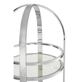 Luxe Silver Bar Cart