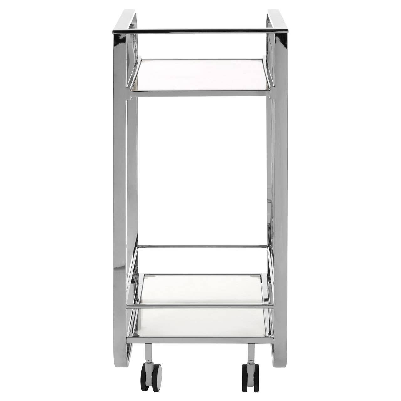 Elegant Glass Hand Cart