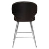 Luxe Silver Leg Bar Stool
