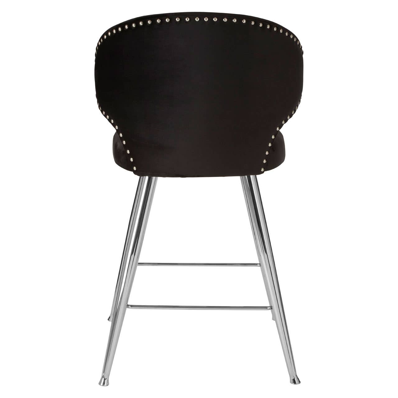 Luxe Silver Leg Bar Stool