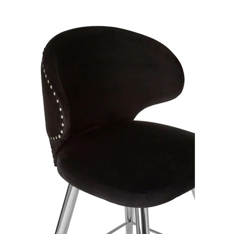 Luxe Silver Leg Bar Stool