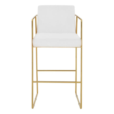 Luxe Velvet Gold Barstool
