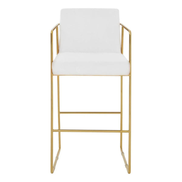 Luxe Velvet Gold Barstool