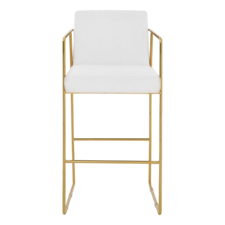 Luxe Velvet Gold Barstool