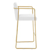 Luxe Velvet Gold Barstool